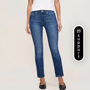DL1961 Women's Dark Blue Straight Leg Ankle Jeans